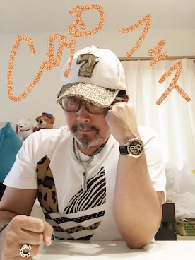 「アイテム（アクセサリー）」を使った、Yutaka Shimaokaさん（メンズ・177cm・50代）の夏コーディネート