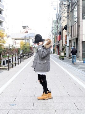 「UNIF（ユニフ）のアイテム（パンツ）」を使った、fukiageさん（メンズ・174cm）の秋コーディネート