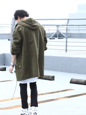 「UNIF（ユニフ）のアイテム（ジャケット/アウター）」を使った、fukiageさん（メンズ・174cm）の秋コーディネート