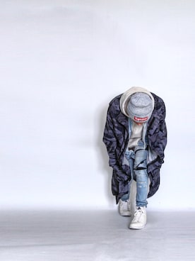 「STAMPD（スタンプド）のアイテム（ジャケット/アウター）」を使った、fukiageさん（メンズ・174cm）の冬コーディネート