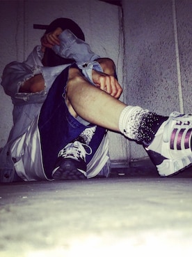 「WVM（ダブルヴイエム）のアイテム（デニムパンツ）」を使った、fukiageさん（メンズ・174cm）の夏コーディネート