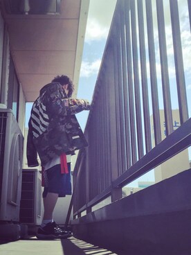 「WVM（ダブルヴイエム）のアイテム（デニムパンツ）」を使った、fukiageさん（メンズ・174cm）の夏コーディネート