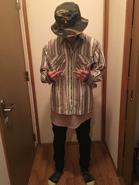 「アイテム（キャスケット）」を使った、Dai-😎さん（メンズ・170cm・10代）の冬コーディネート