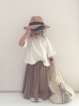 nami *さん（キッズ・80cm）の秋コーディネート