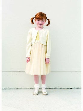 「アイテム（ワンピース/ドレス）」を使った、KPOfｆicialさん（キッズ・110cm）の冬コーディネート