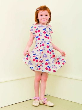 「KP（ケーピー）のアイテム」を使った、KPOfｆicialさん（キッズ・110cm）の春コーディネート