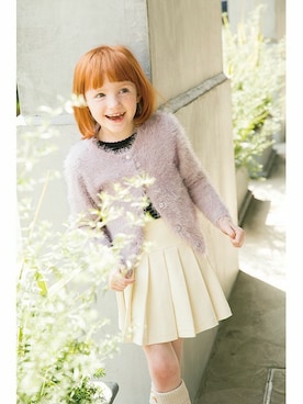 「アイテム（カーディガン/ボレロ）」を使った、KPOfｆicialさん（キッズ・110cm）の夏コーディネート