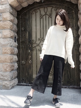 「Taobao」｜「NIKE（ナイキ）のアイテム」を使った、蔡弄弦さん（レディース・158cm）の春コーディネート
