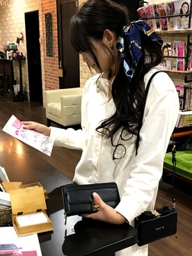 「SNIDEL（スナイデル）のアイテム（財布/小物）」を使った、KEIKO♡1216さん（レディース・160cm）の秋コーディネート