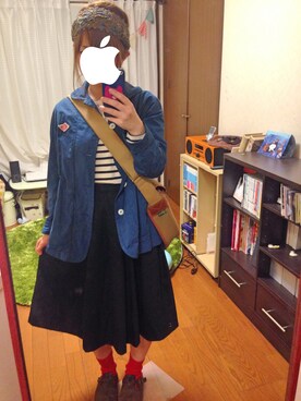 kinoko◡̈さん(レディース・148cm)の春コーディネート