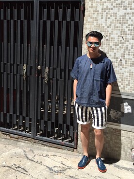 「PORTS 1961 」｜Errolさん（メンズ・172cm）の夏コーディネート