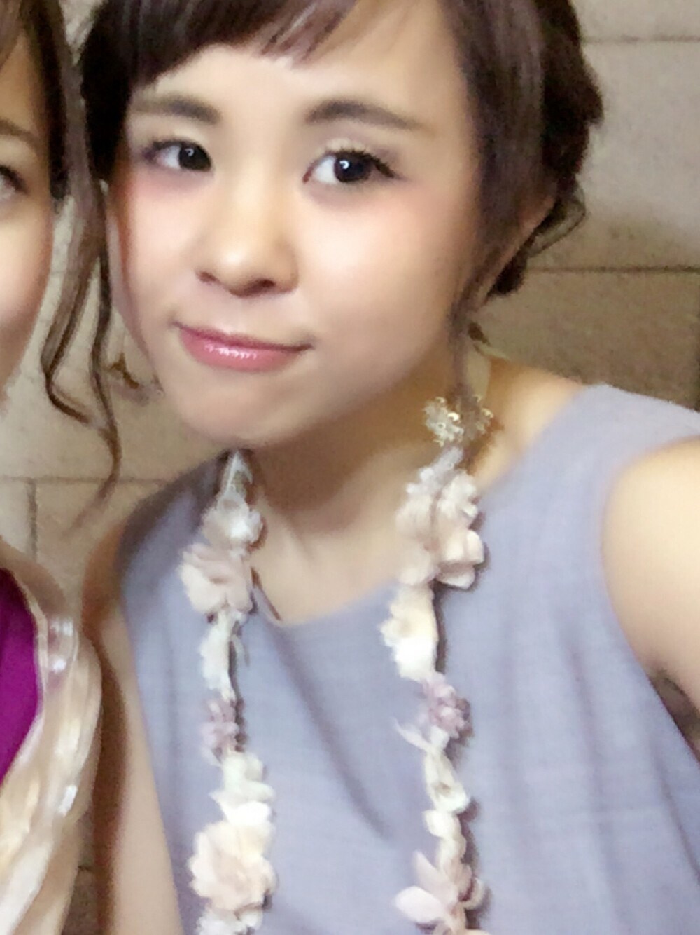 「ADIEU TRISTESSEのアイテム（ワンピース、グレー系）」を使った、MIDIさん（レディース・158cm）の夏コーディネートの1枚目の写真