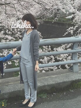 「BENEBIS（ベネビス）のアイテム」を使った、ichika.さん（レディース・157cm）の春コーディネート