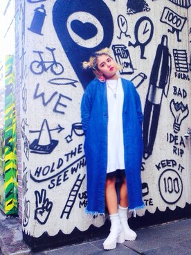 「MONKI」｜SORA♡さん（レディース・152cm）の春コーディネート