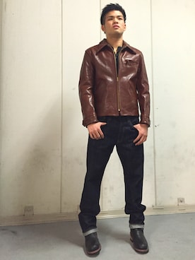 Asai.Hirotoさん（メンズ・177cm）の冬コーディネート