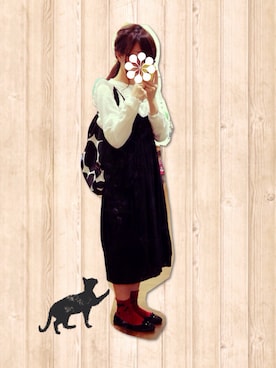 「I am I （アイアムアイ）のアイテム（シューズ）」を使った、emingoさん（レディース・155cm）の春コーディネート