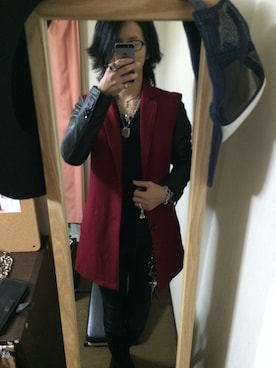 「Murder License（マーダーライセンス）のアイテム（ジャケット/アウター）」を使った、Kさん（メンズ・173cm）の冬コーディネート