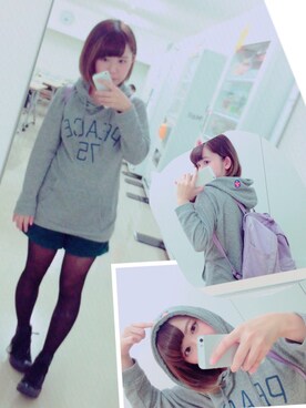 「rough（ラフ）のアイテム（トップス）」を使った、jewelさん（レディース・148cm）の秋コーディネート