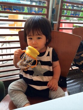 akarikkoさん（キッズ・80cm）の夏コーディネート