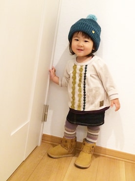 akarikkoさん（キッズ・80cm）の秋コーディネート