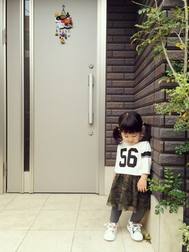 akarikkoさん（キッズ・80cm）の春コーディネート