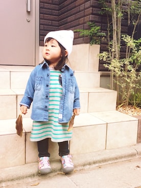 akarikkoさん（キッズ・80cm）の春コーディネート