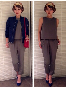 ARAI SATOMIさん（レディース・163cm）の春コーディネート