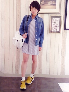 ARAI SATOMIさん（レディース・163cm）の春コーディネート