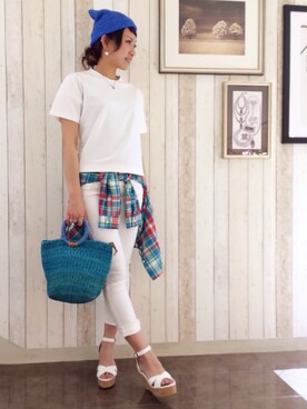 ARAI SATOMIさん（レディース・163cm）の春コーディネート