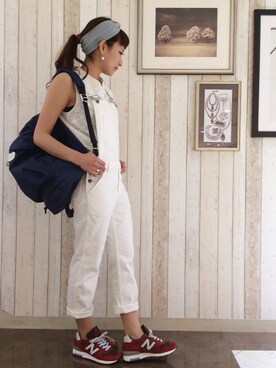 ARAI SATOMIさん（レディース・163cm）の夏コーディネート