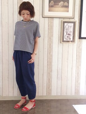 ARAI SATOMIさん（レディース・163cm）の夏コーディネート