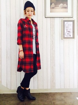 ARAI SATOMIさん（レディース・163cm）の秋コーディネート