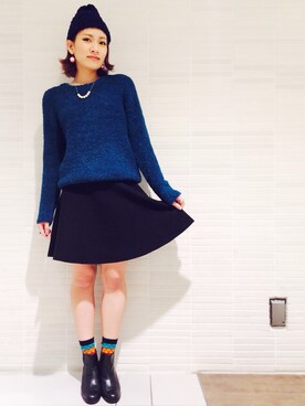 ARAI SATOMIさん（レディース・163cm）の秋コーディネート