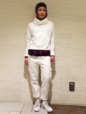 ARAI SATOMIさん（レディース・163cm）の冬コーディネート