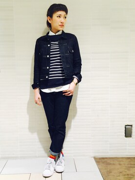 ARAI SATOMIさん（レディース・163cm）の冬コーディネート