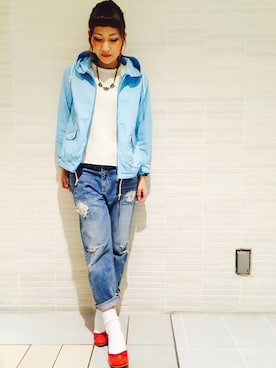 ARAI SATOMIさん（レディース・163cm）の春コーディネート