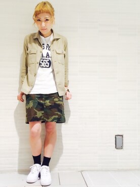 ARAI SATOMIさん(レディース・163cm)の春コーディネート