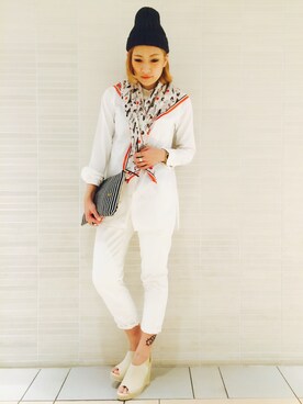 ARAI SATOMIさん（レディース・163cm）の春コーディネート