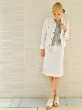 「おめかしコーデ」｜ARAI SATOMIさん（レディース・163cm）の春コーディネート