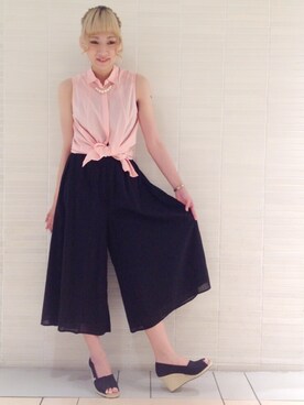 ARAI SATOMIさん（レディース・163cm）の春コーディネート