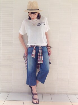 ARAI SATOMIさん（レディース・163cm）の春コーディネート