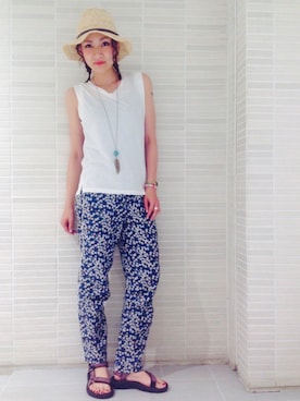 ARAI SATOMIさん（レディース・163cm）の夏コーディネート