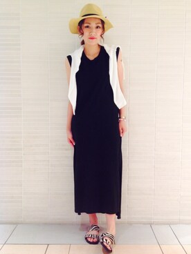 ARAI SATOMIさん（レディース・163cm）の夏コーディネート