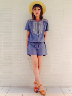 ARAI SATOMIさん(レディース・163cm)の夏コーディネート