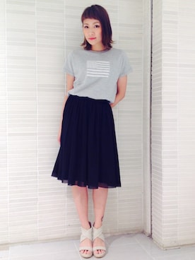 ARAI SATOMIさん（レディース・163cm）の夏コーディネート