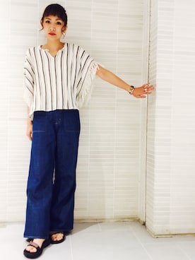 ARAI SATOMIさん(レディース・163cm)の夏コーディネート