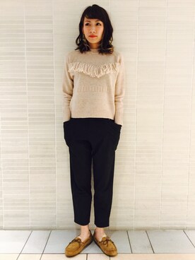 ARAI SATOMIさん（レディース・163cm）の秋コーディネート