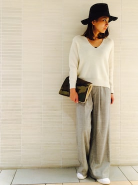 ARAI SATOMIさん（レディース・163cm）の秋コーディネート