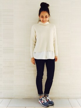 ARAI SATOMIさん(レディース・163cm)の冬コーディネート