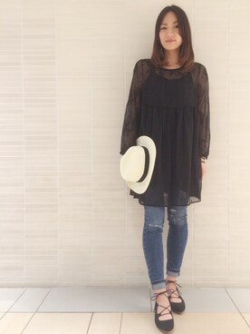 ARAI SATOMIさん（レディース・163cm）の冬コーディネート